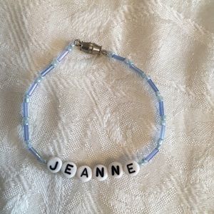 JEANNE 7” personalized name bracelet-NEW